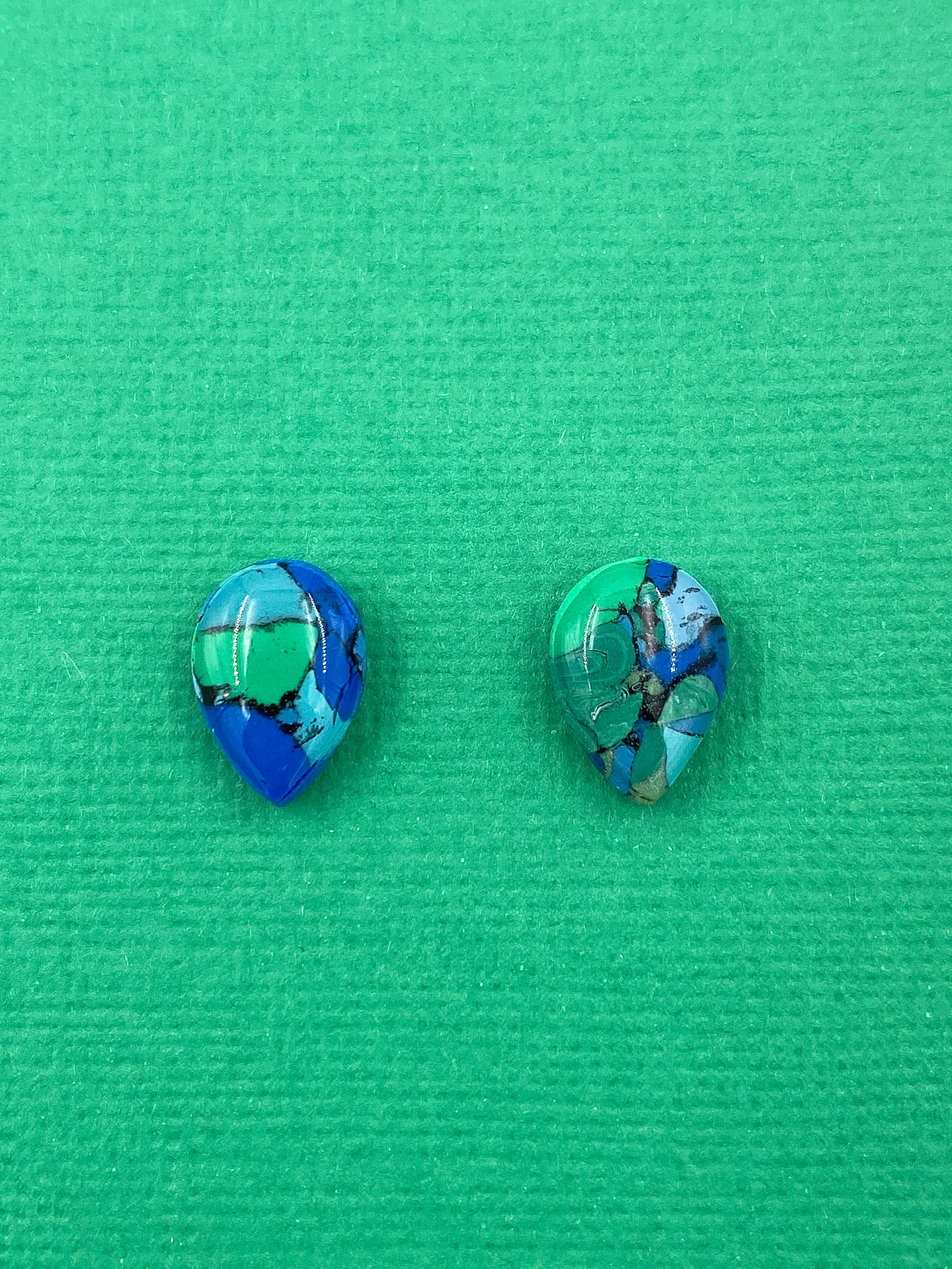 Reflections of the Lake - Tiny Teardrop Studs