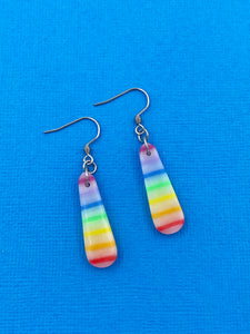 Rainbow Collection - Delicate Shards on Hooks