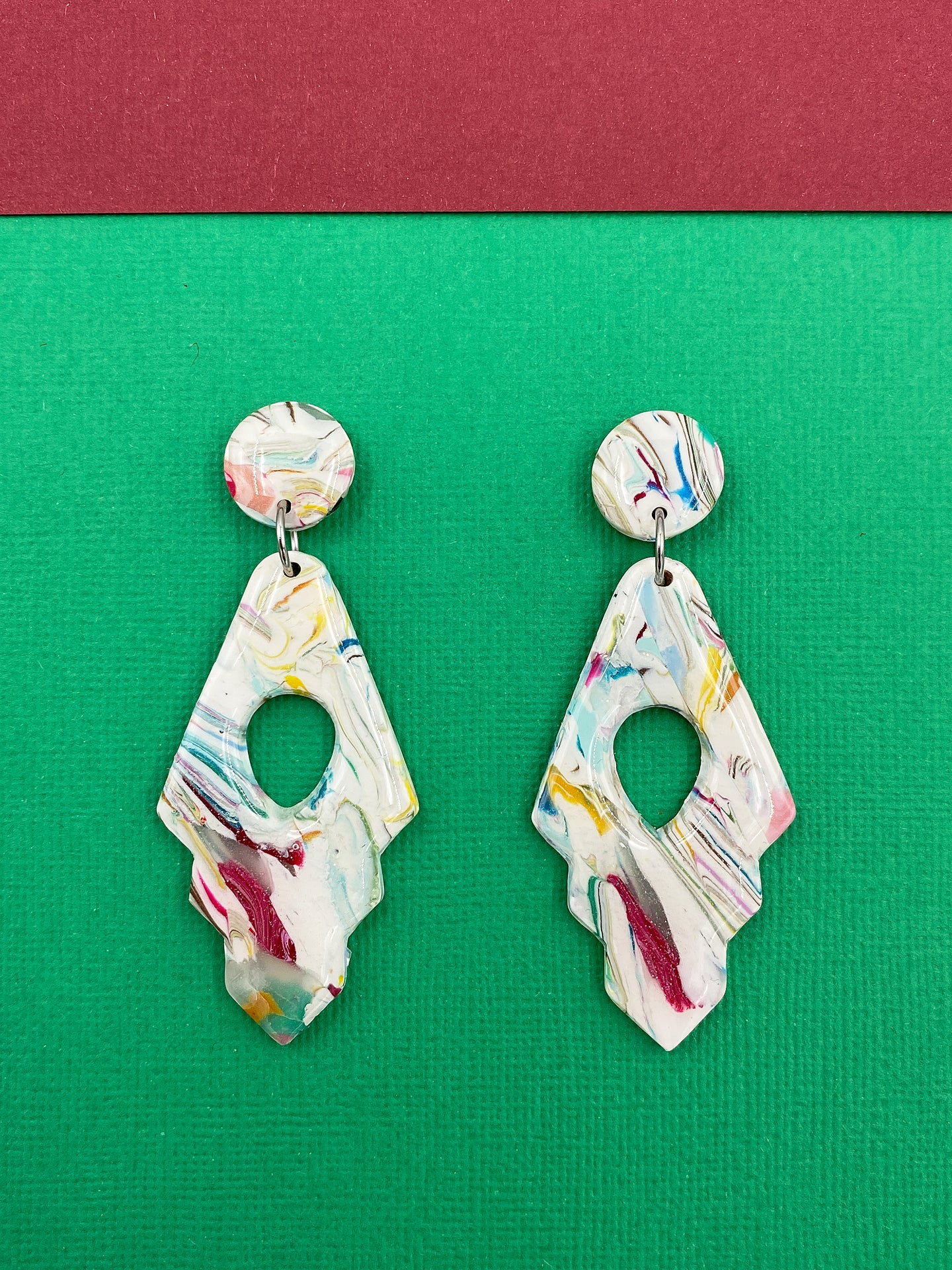 Light and Airy - Art Deco Statement Earrings